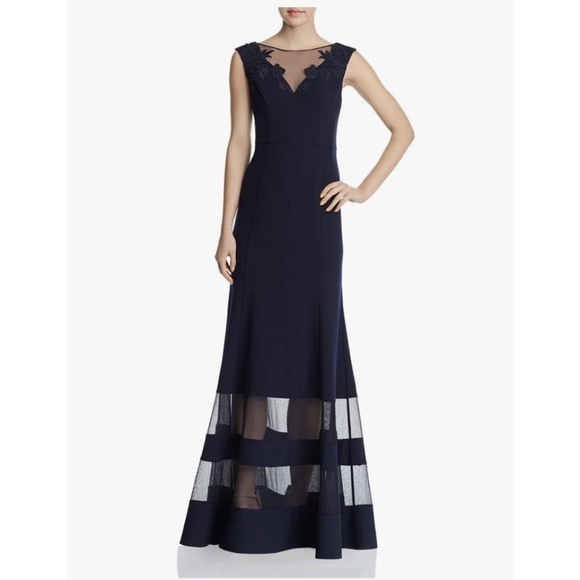 Aidan Mattox Illusion Gown - size 2 - Picture 1 of 8